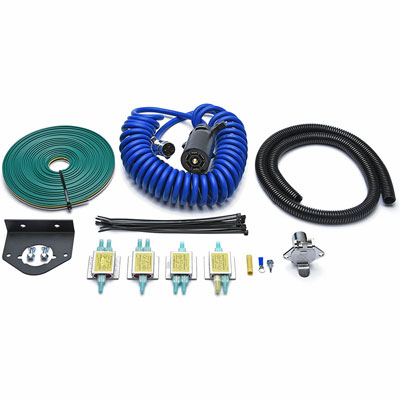 (image for) All In One Towed Vehicle 7-Wire to 4-Wire Wiring Kit with Flexo-Coil And Diodes #15427 - Click Image to Close