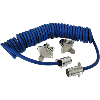 (image for) 4-Wire Flexo-Coil Tow Bar Power Cord Kit Without Mounting Bracket #164 - Click Image to Close
